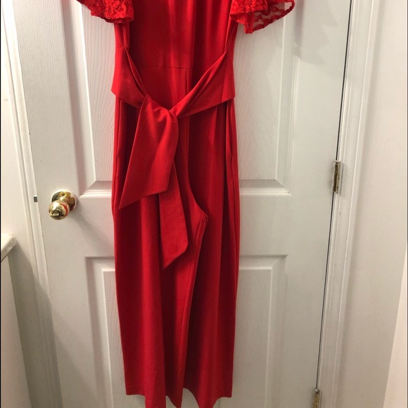 NWOT Zara Jumpsuit in Red - Picture 2 of 9